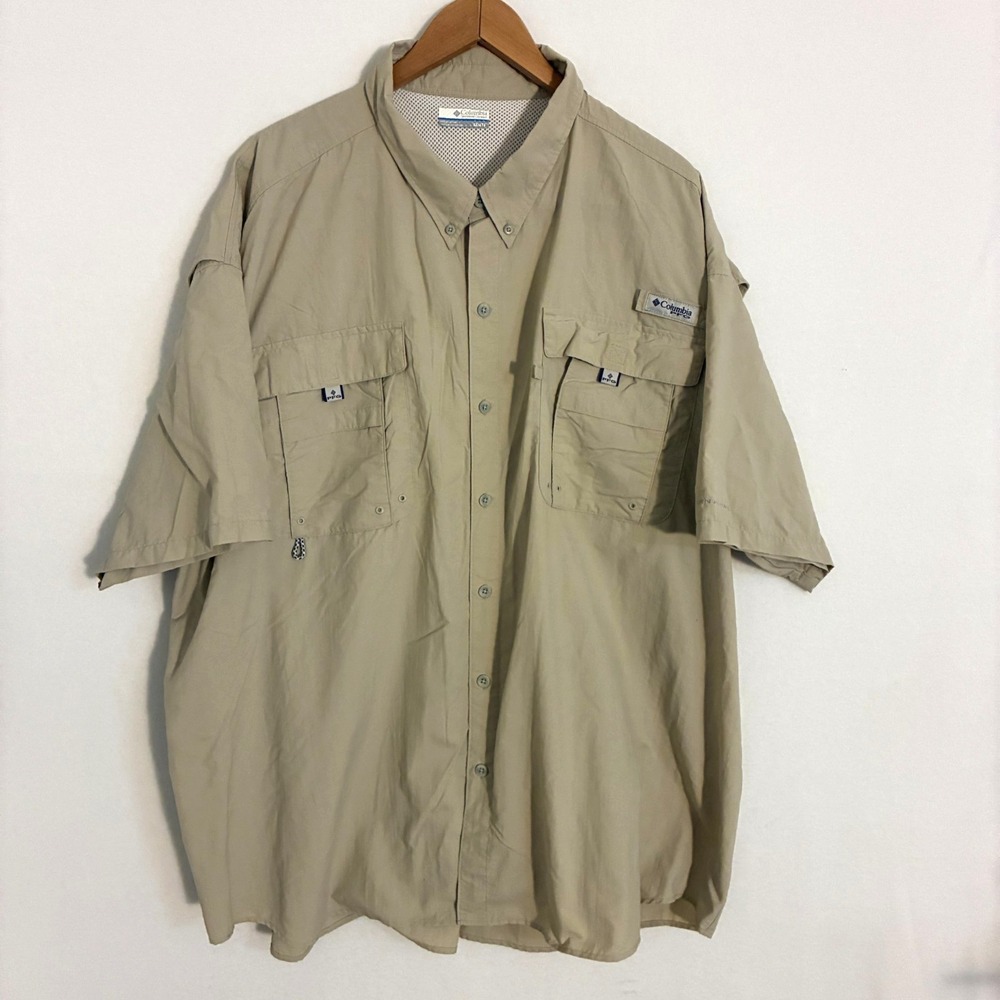 Columbia PFG Bahama II Shirt 4X Short Sleeve Lightweight Vented Fishing Gorpcore